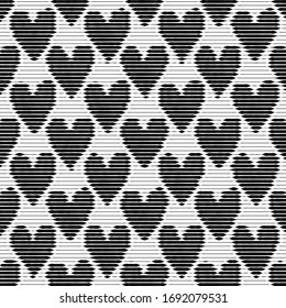 Abstract background with hearts. Grunge texture. Not seamless.