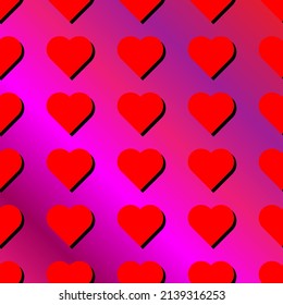 Abstrakter Hintergrund mit Herzen. Lieblicher Hintergrund. Hintergrund mit roten Herzen. Hintergrund für den Valentinstag und den 8. März. Vektorgrafik.