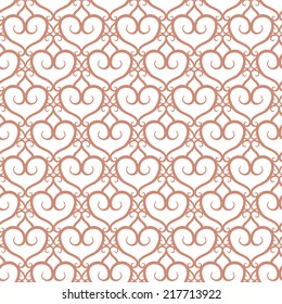 Abstract background with hearts pattern. Vector illustration.