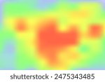 abstract background with a heat map. thermography. Vector illustration