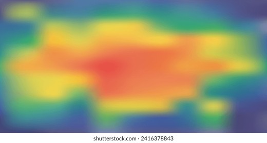 abstract background with a heat map. thermography. Vector illustration