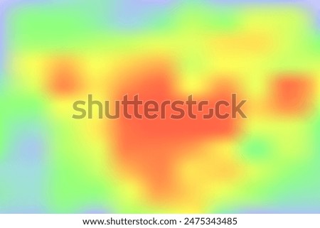 abstract background with a heat map. thermography. Vector illustration