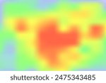 abstract background with a heatmap. thermography. Vector illustration