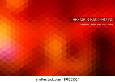 Abstract background hexagon for design