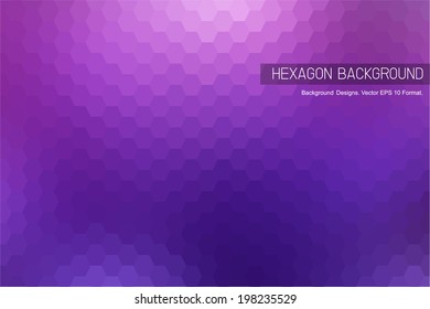 Abstract background hexagon for design