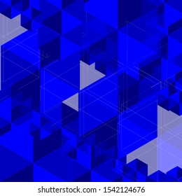 Abstract background Hexagon design blend,EPS10 design graphic concept with color blue.