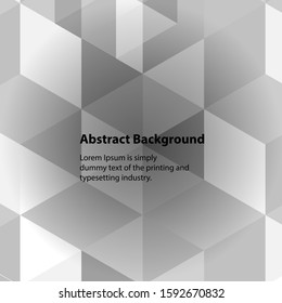 Abstract background Hexagon design blend,EPS10 design graphic concept with color gray. 