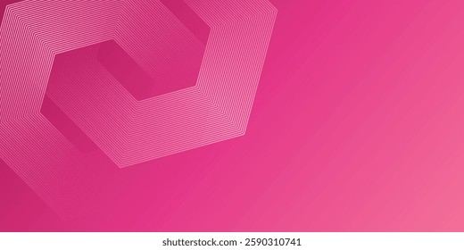 Abstract background. Hexagon halftone lines pattern. Hexagonal geometric design. Modern technology futuristic concept. Suit for poster, banner, brochure, cover, website