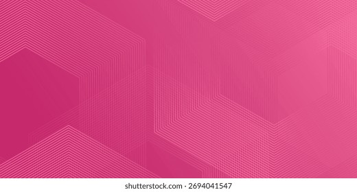 Abstract background. Hexagon halftone lines pattern. Hexagonal geometric design. 