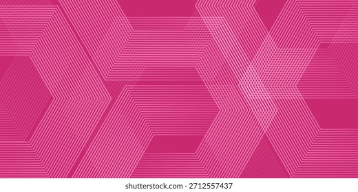 Abstrakter Hintergrund. Sechseck-Rasterlinienmuster. Sechseckiges geometrisches Design. Moderne Technologie futuristisches Konzept.