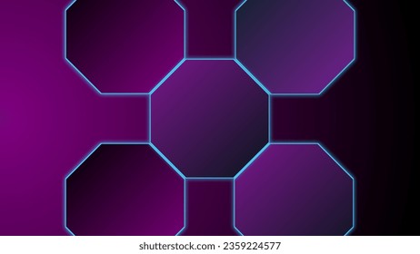 Abstract Background with hexagon pattern design 