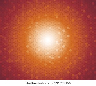 Abstract background hexagon. Vector illustration.