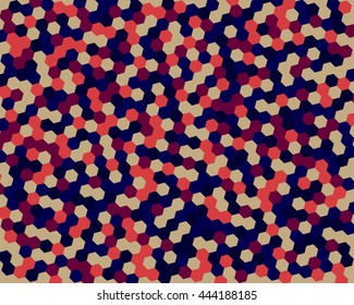 Abstract background hexagon. Vector illustration.