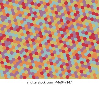 Abstract background hexagon. Vector illustration.