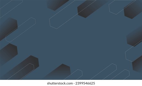Abstract background hexagonal isolated dark blue background. graphic design element. suitable for skincare product background for man
