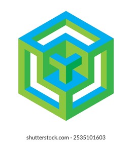 abstract background with hexagons, abstract geometric background