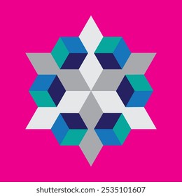 abstract background with hexagons, abstract geometric background