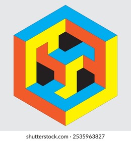 Fondo abstracto con hexágonos, fondo geométrico abstracto