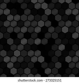 Abstract background with hexagons pattern. Vector
