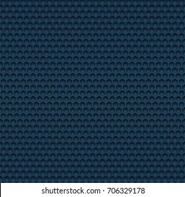 Abstract background with Hexagons shapes in blue color, Vector design element with geometric shapes, patterned background
