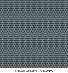 Abstract background with Hexagons shapes in gray color, Vector design element with geometric shapes, patterned background
