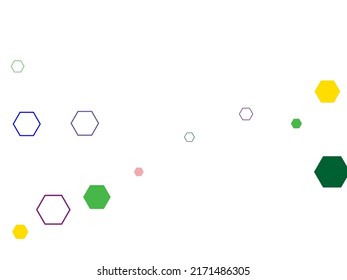 Abstract background with hexagons Simple abstract banner can be used as a banner, design, cover, brochure.