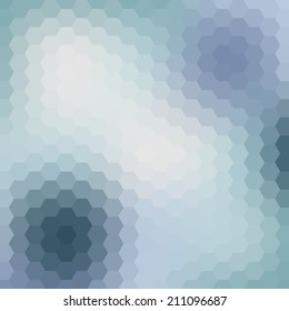 Abstract background of hexagons. Vector illustration