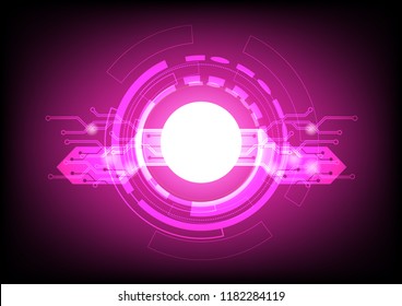 Abstract background hi Technology dark pink color for computer graphic and business circuit digital.