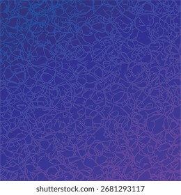 Un fondo abstracto con una textura muy afligida y salpicada en un gradiente púrpura y azul.