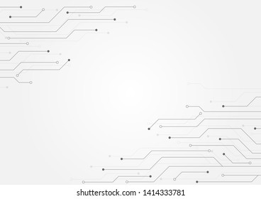 Abstract background with High-tech technology texture circuit board texture.Electronic motherboard illustration.Vector illustration.