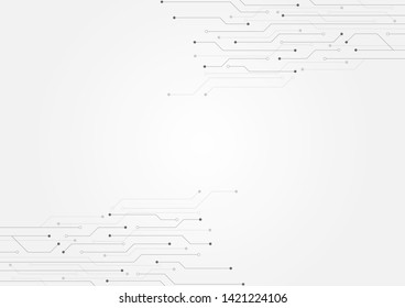 Abstract background with High-tech technology texture circuit board texture.Electronic motherboard illustration.Vector illustration.