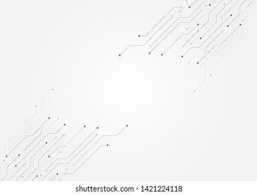 Abstract background with High-tech technology texture circuit board texture.Electronic motherboard illustration.Vector illustration.