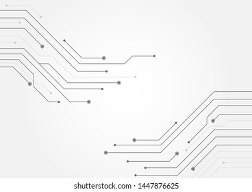 Abstract background with High-tech technology texture circuit board texture.Electronic motherboard illustration.Vector illustration.