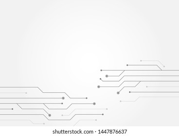 Abstract background with High-tech technology texture circuit board texture.Electronic motherboard illustration.Vector illustration.