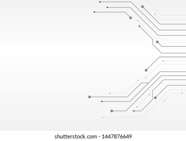 Abstract background with High-tech technology texture circuit board texture.Electronic motherboard illustration.Vector illustration.