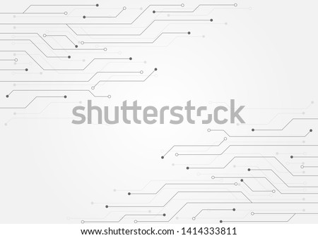 Abstract background with High-tech technology texture circuit board texture.Electronic motherboard illustration.Vector illustration.