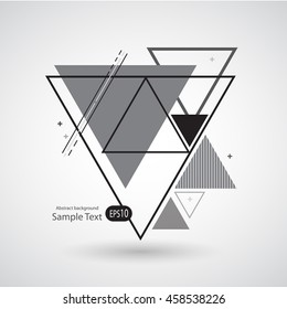 Antecedentes abstractos con triángulos hipster