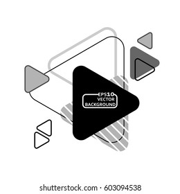 Abstract background with hipster triangles