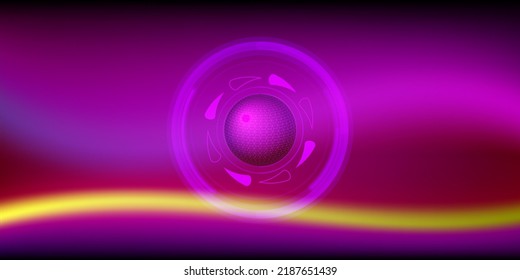 Abstract background hitech world technology science glowing futuristic, solar cosmos bright wallpaper colorful futuristic concept vector illustration EPS10
