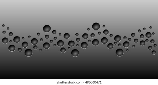 Abstract background with holes