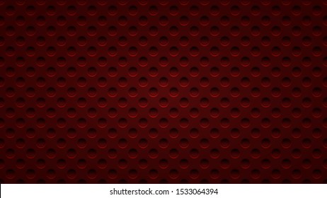 Abstract background with holes in dark red colors