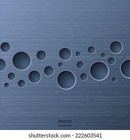 Abstract  background with holes. Eps10 Vector illustration