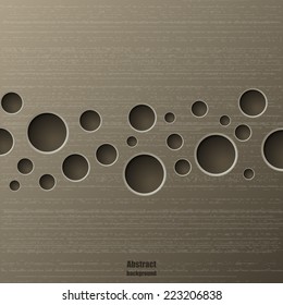 Abstract  background with holes. Eps10 Vector illustration