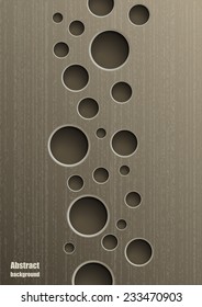 Abstract  background with holes. Eps10 Vector illustration