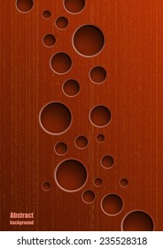 Abstract  background with holes. Eps10 Vector illustration
