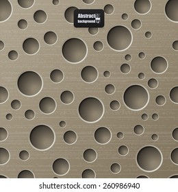 Abstract  background with holes. Eps10 Vector illustration