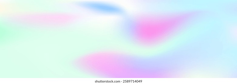 Abstract Background. Hologram Gradient. Blue Soft Texture. Girlie Card. Shiny Geometry Backdrop. Fashion Mesh. Holographic Gradient. Neon Poster. Violet Abstract Background