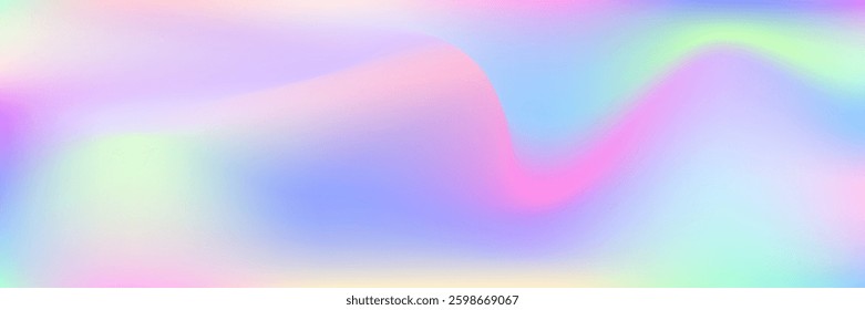 Abstract Background. Hologram Gradient. Blue Neon Texture. Vintage Foil. Pop Gasoline Brochure. Vibrant Paper. Pearlescent Texture. Retro Banner. Pink Abstract Background