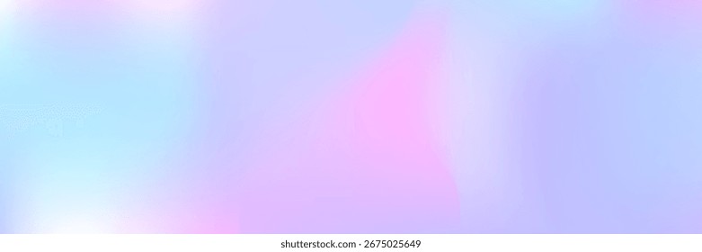 Abstrakter Hintergrund. Hologramm Gradient. Violette unscharfe Textur. Metalllicht. Popgeometrie-Einladung. Vintage Fluid. Perlmuttgradient. Glänzender Glitter. rosafarbener abstrakter Hintergrund