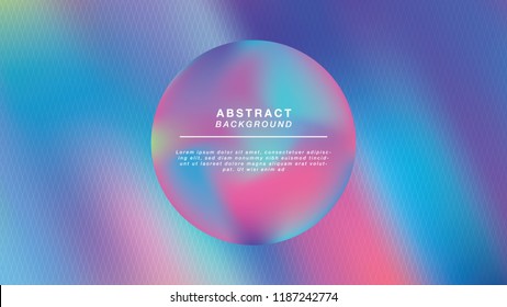 Abstract background holographic ball. Vector Illustration EPS10.